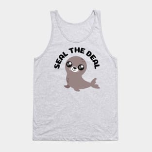 Seal The Deal Cute Kawaii Sea Lion Pun Tank Top